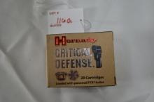 Hornady Critical Defense 44 SPCL 165 gr. FTX Cartridges; 20 Rds.