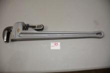 Rigid 24" Aluminum Pipe Wrench; New