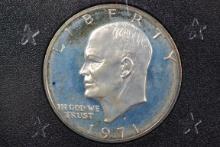 (5) Brown Box Eisenhower Proof - 1971 40% Silver
