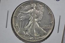 (4) Walking Liberty Half Dollars - 1940 MS; 1943D BU; 1943 MS; 1945D AU
