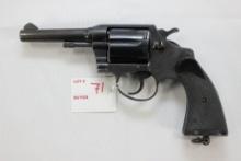 Colt Police Positive .38 S&W CTG Cal. Double Action 6-Shot Revolver Issued To Royal Hong Kong Police