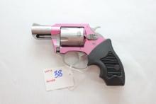 Charter Arms Model 52330 The Pink Lady .22 Mag. Cal. 6-Shot Double Action Revolver w/2" BBL, Extra R