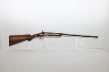 Flobert 6mm Cal. Flip Up Breech Loading Parlor Rifle w/23-1/4" Octagon BBL; Made in Belgium; SN N/A