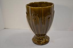Haeger Art Deco Green Glaze Vase from Maryville Florists; 9"