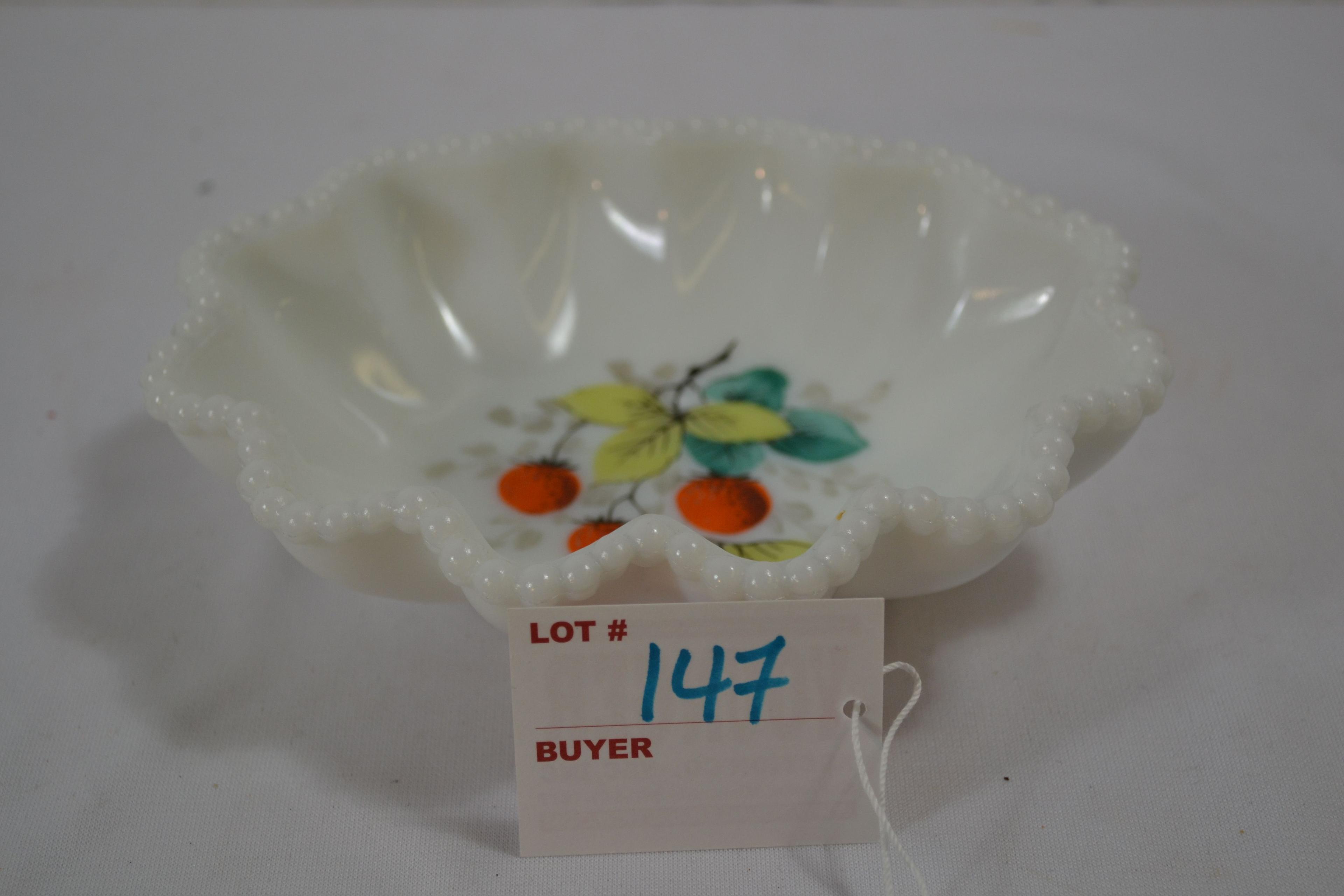 Westmoreland Beaded Edge Fruit Dish; 6"