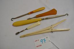 Group of Vintage Women's Vanity and Glove Stretcher