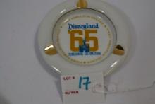 Disneyland "65 Years" Ashtray; 5"