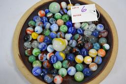 Assortment of Vintage Marbles including Stag, Ponytail, and Others