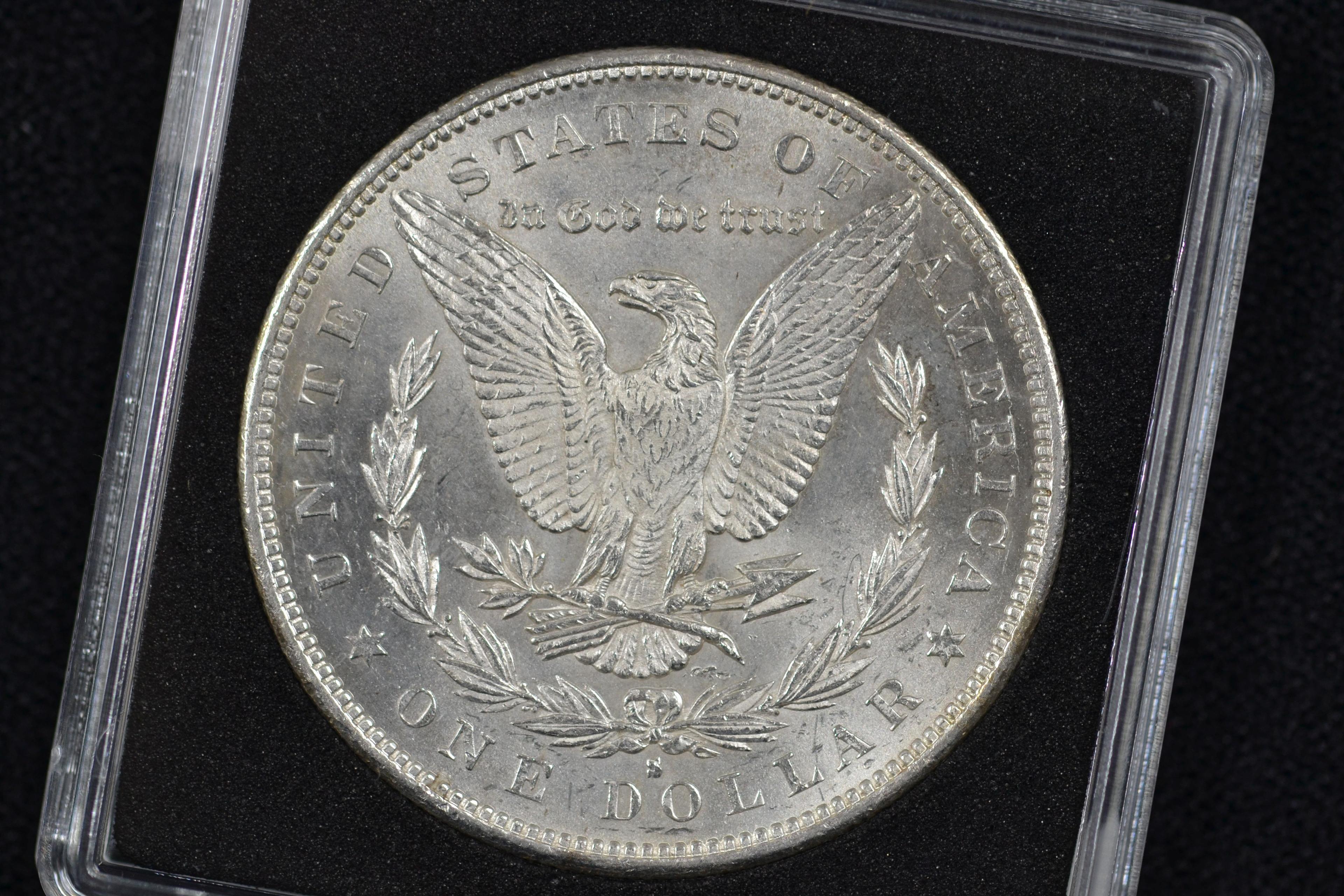 1879-S Morgan Silver Dollar; BU