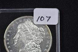 1879-S Morgan Silver Dollar; BU