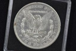 1879-CC Morgan Silver Dollar; AU