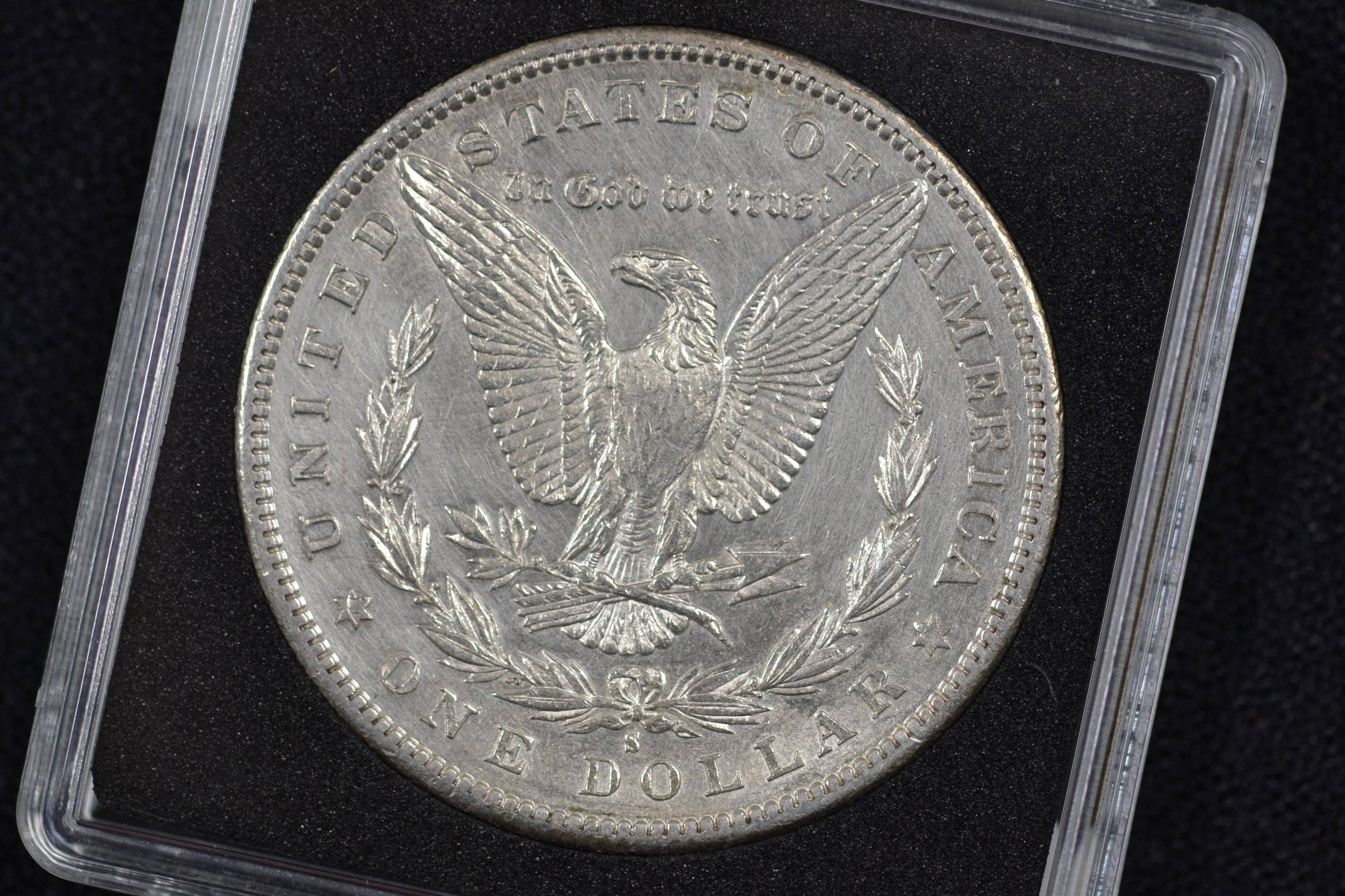 1882-S Morgan Silver Dollar; BU