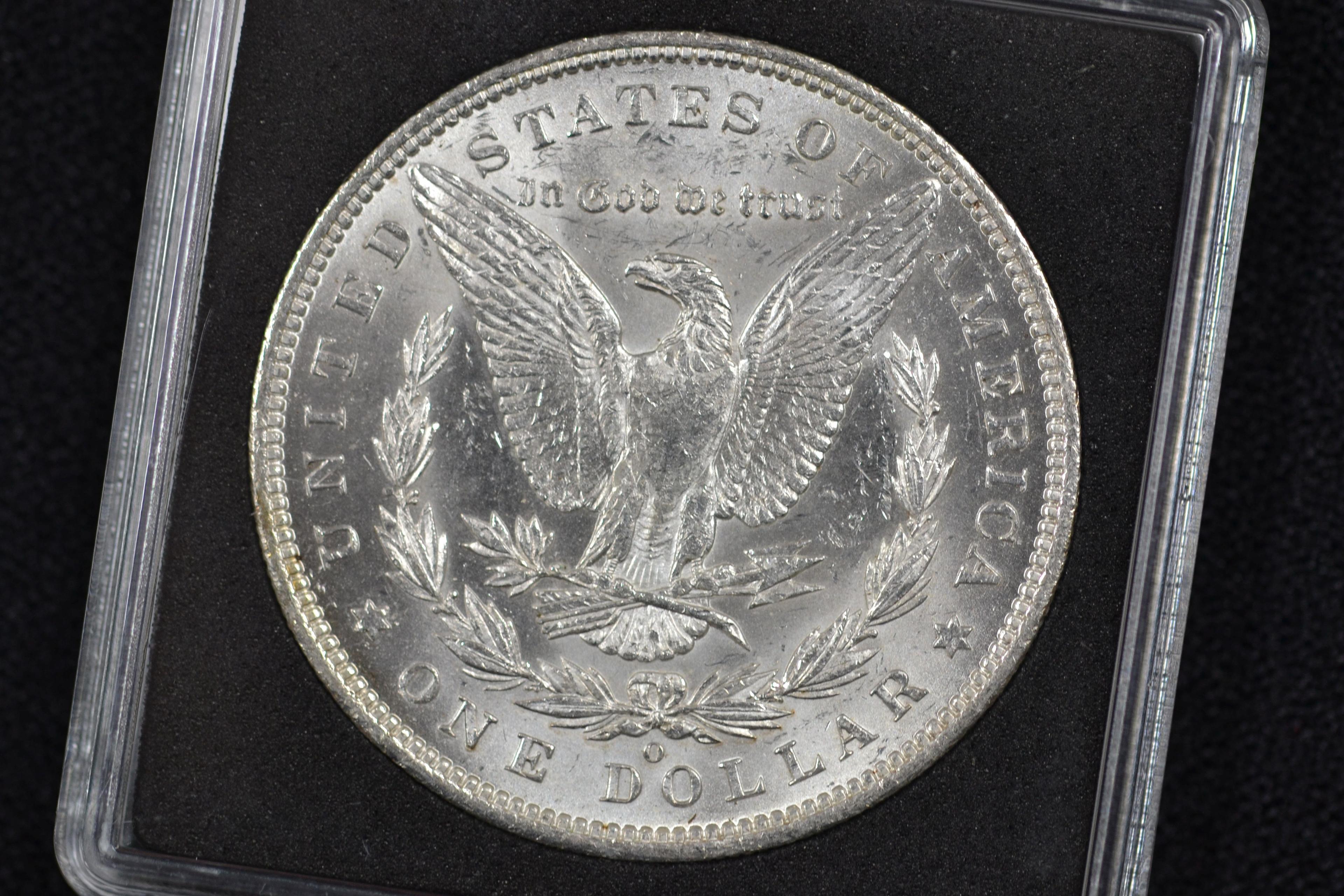 1890-O Morgan Silver Dollar; MS 60