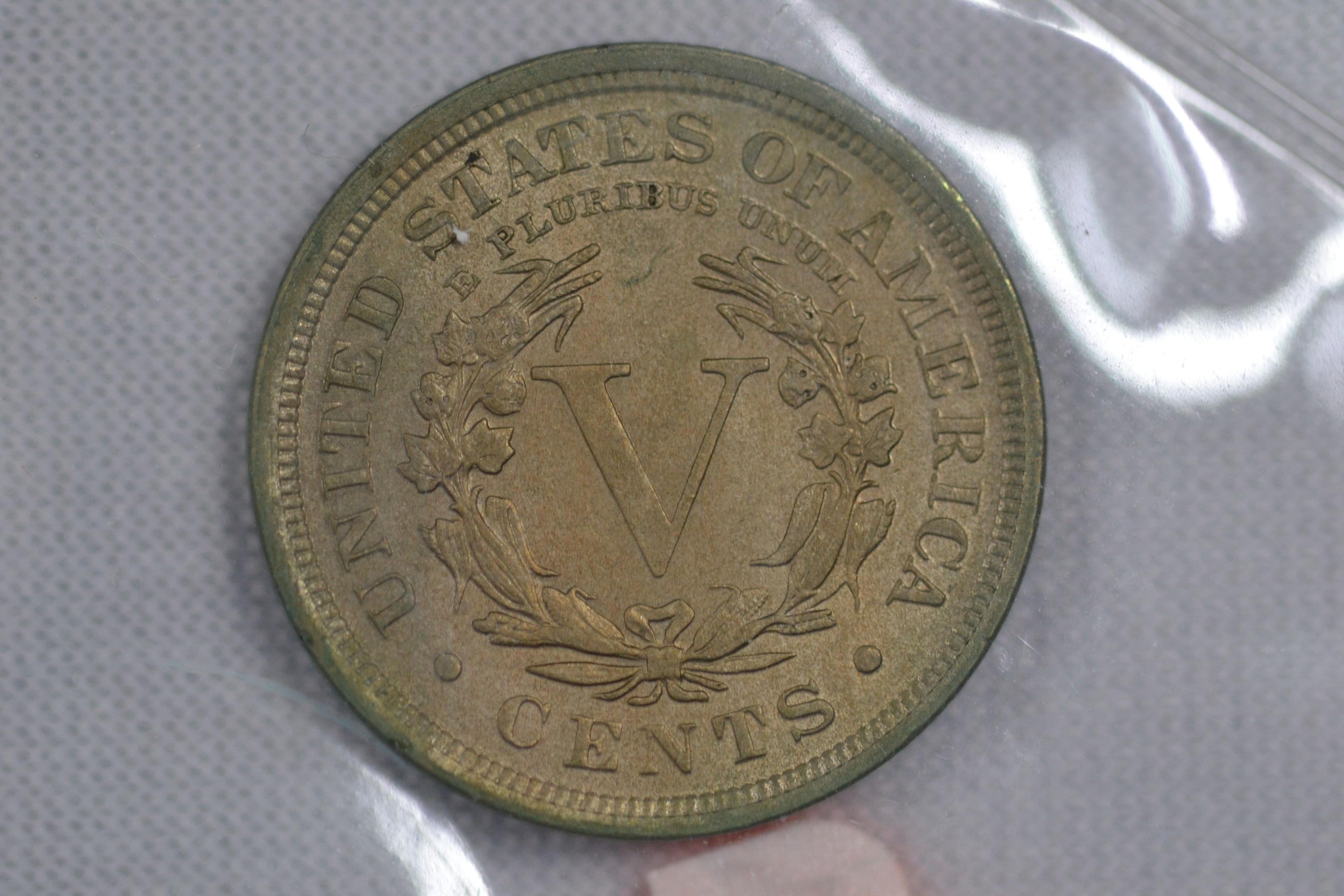 1909 V-Nickel; BU
