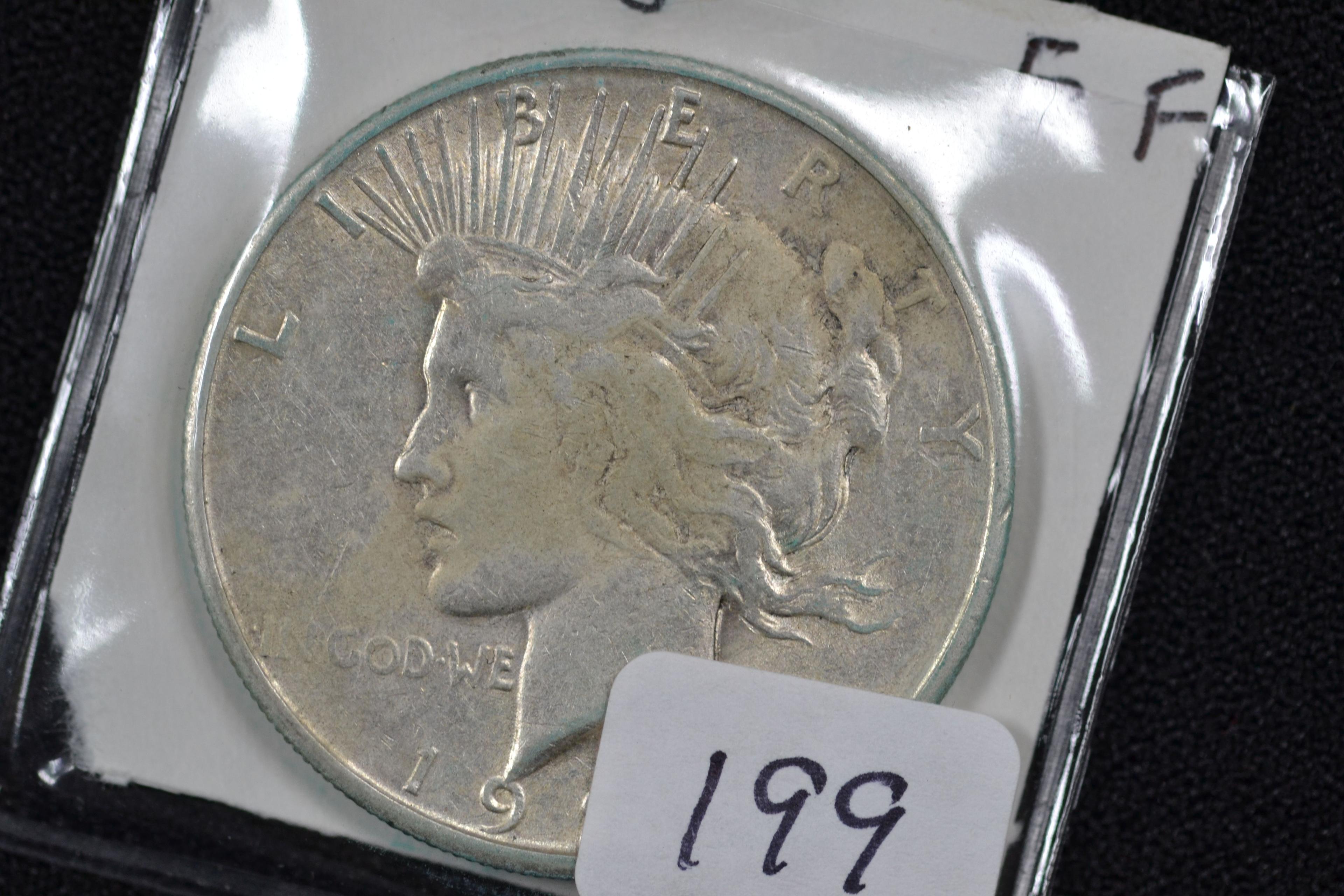 1923-S Peace Dollar; VF