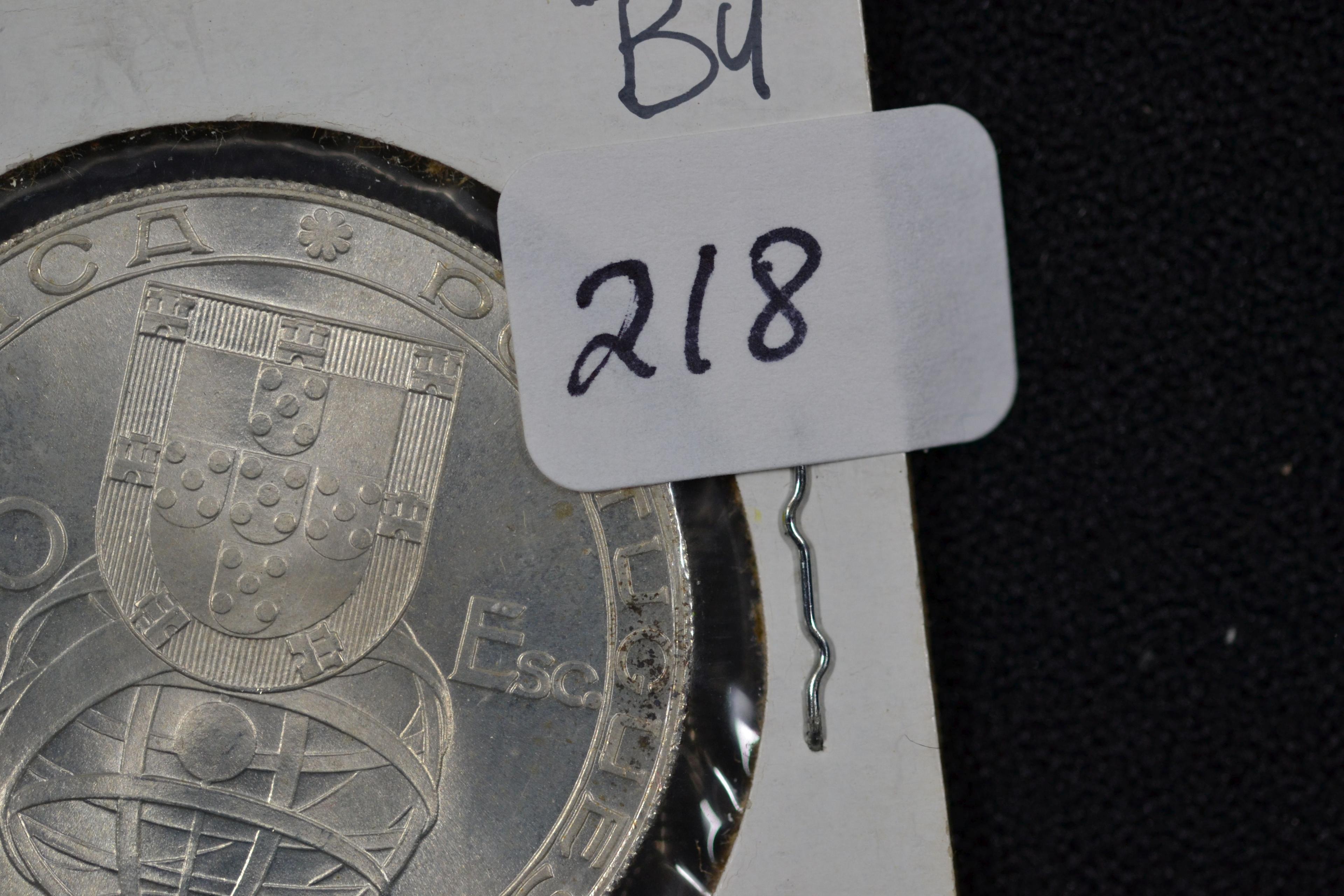 1953 Portugal 20 Esc.; .800 Silver; BU