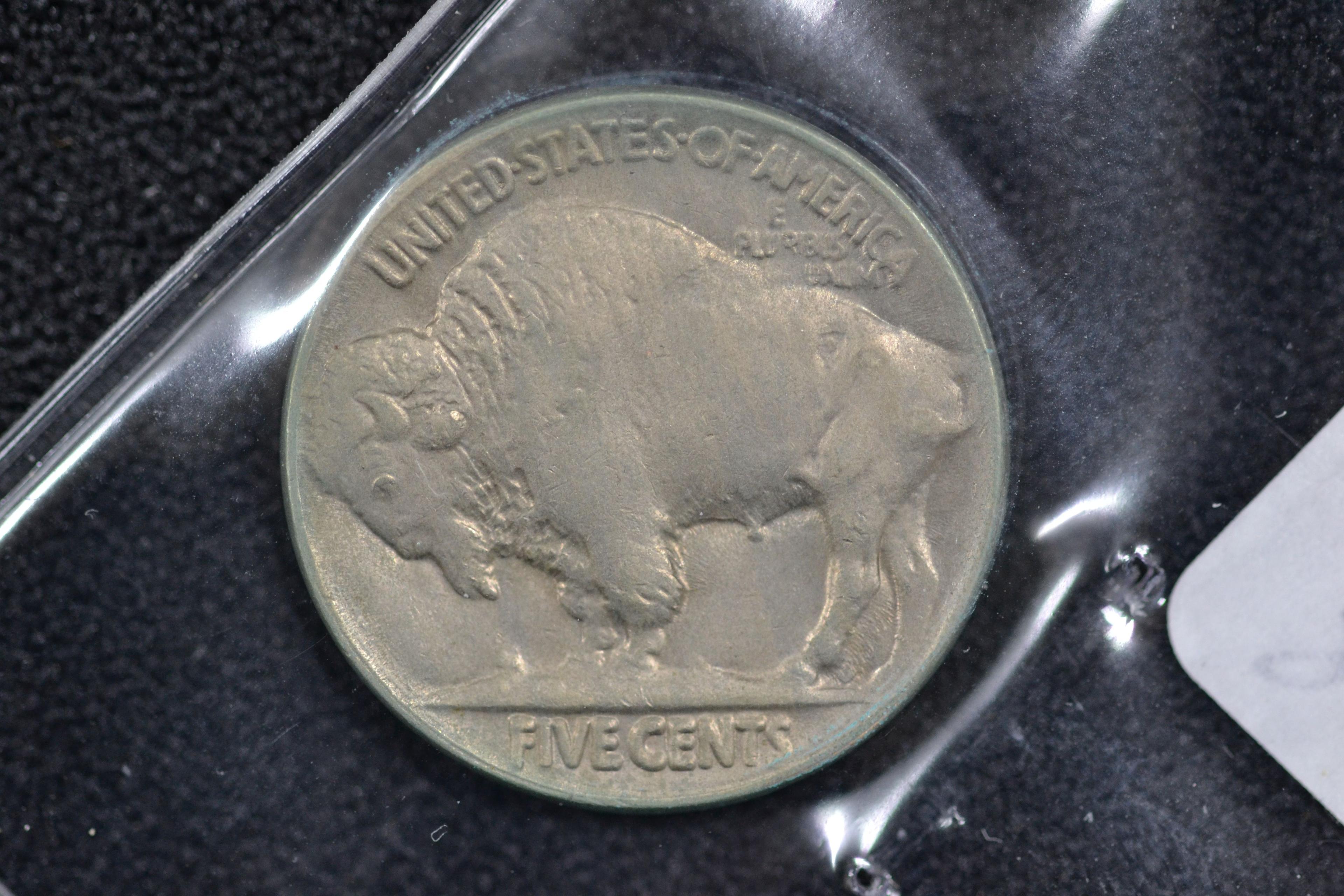 1913 Type II Buffalo Nickel; AU
