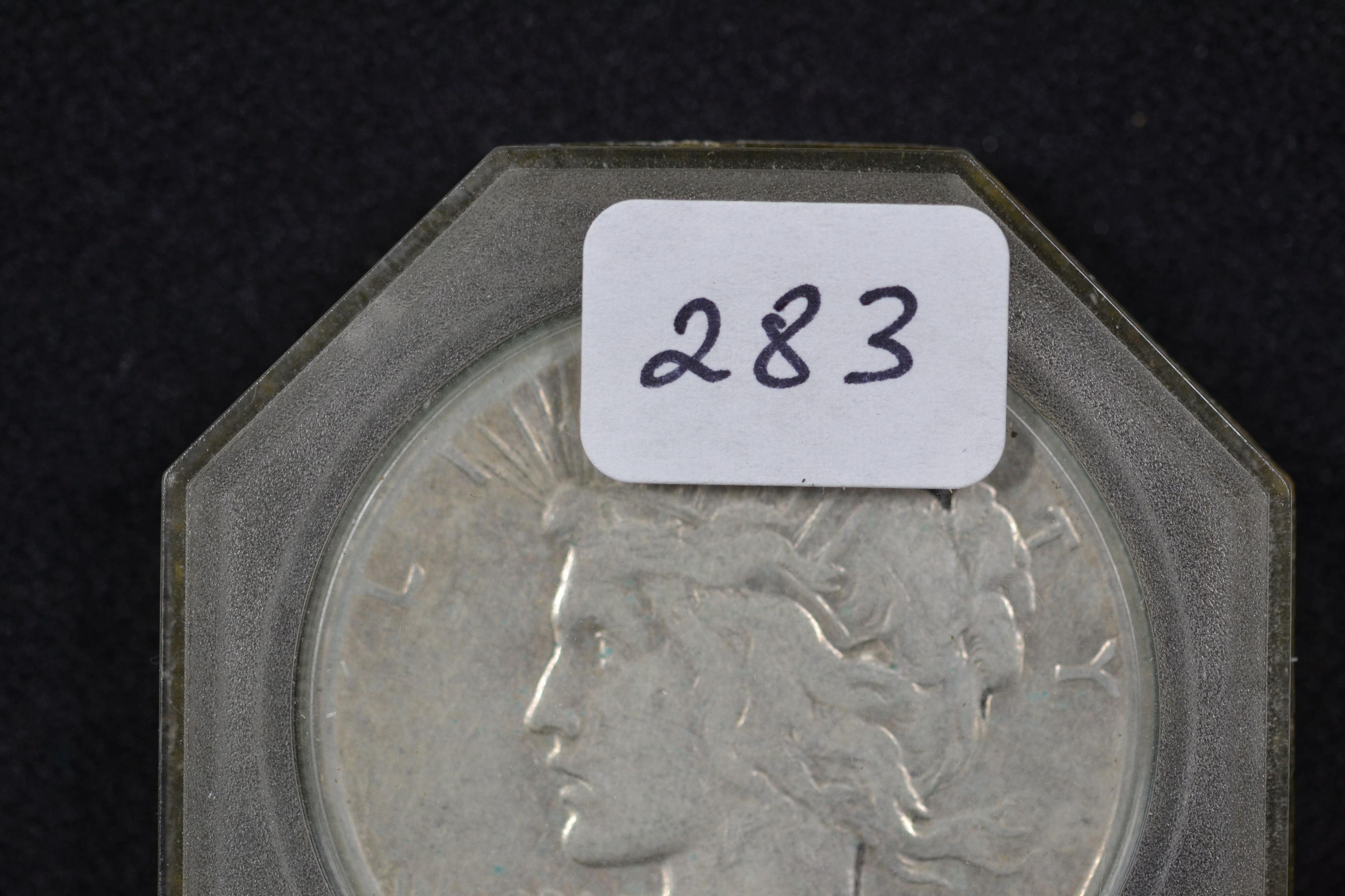 1922-S Peace Dollar; VG