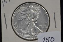 1946-S Walking Liberty Half Dollar; AU