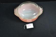 AGEE Pyrex 0-CR 200 Bubblegum Casserole w/Lid from Australia