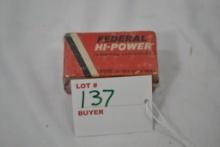 Federal Hi Power 22LR Ammo, Hollow Point, 50rd,