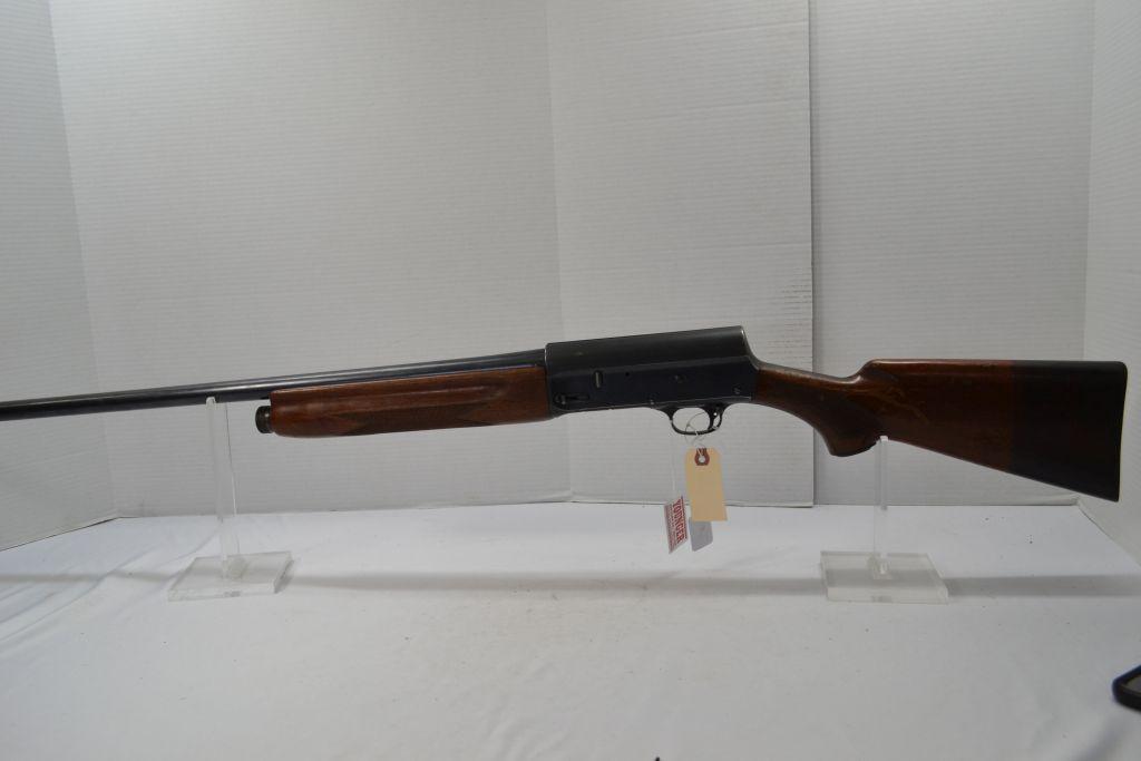 Browning Auto 5, 12 Ga. Semi Auto Shotgun w/ 30" Full Choke BBL, Engraved Receiver, Checkered Stock,