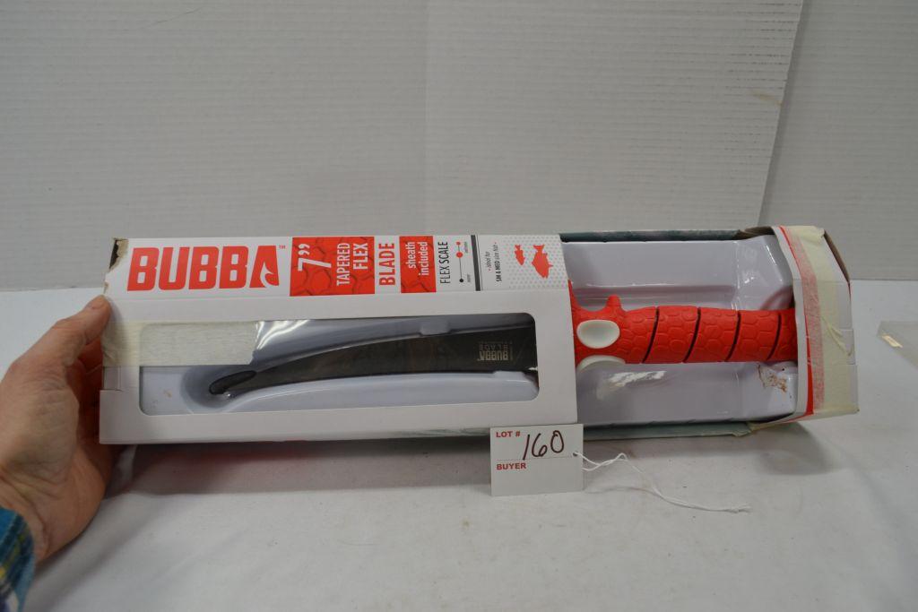 Bubba 7" Tapered Blade w/Sheath NIB