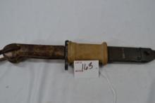 Military Bayonet with Sheath and Wire Cutter End #ACU-1552