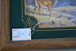 Ingraham Wall Mount Battery Clock w/Buck Photo 24"x 14"