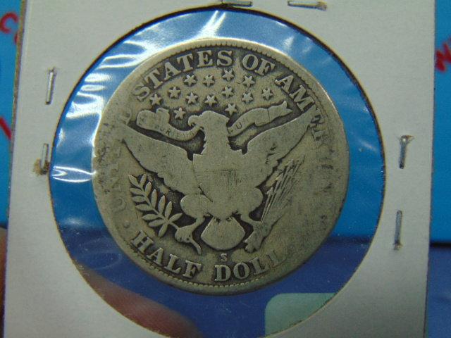 1912-S Barber Silver Half Dollar