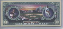 Baseball One Million Dollar Novelty Note