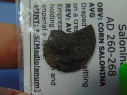 Ancient Roman Empire Coin - Salonina