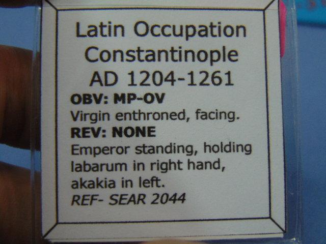 Ancient Latin Occupation Constantinople Coin