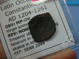 Ancient Latin Occupation Constantinople Coin