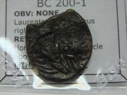 Ancient Celtic Coin Kugelwange Type BC 200-1 Mint SE Europe ?