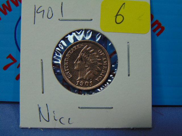 1901 Indian Head Penny