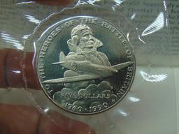 1990 Marshall Islands Battle of Britain $5 Coin