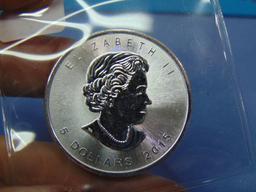 2015 Canada $5 Silver Maple Leaf Bullion Coin