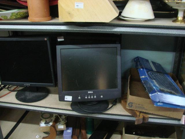 Shelf Lot - Computer Monitors & Keyboard