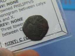 Kingdom of Castile and Leon Philip II Coin