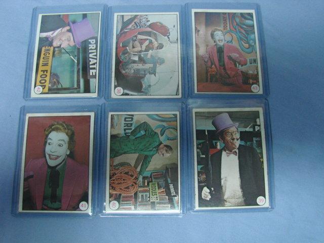 1966 Topps Batman TV Show Trading Cards - Nearly Complete Set