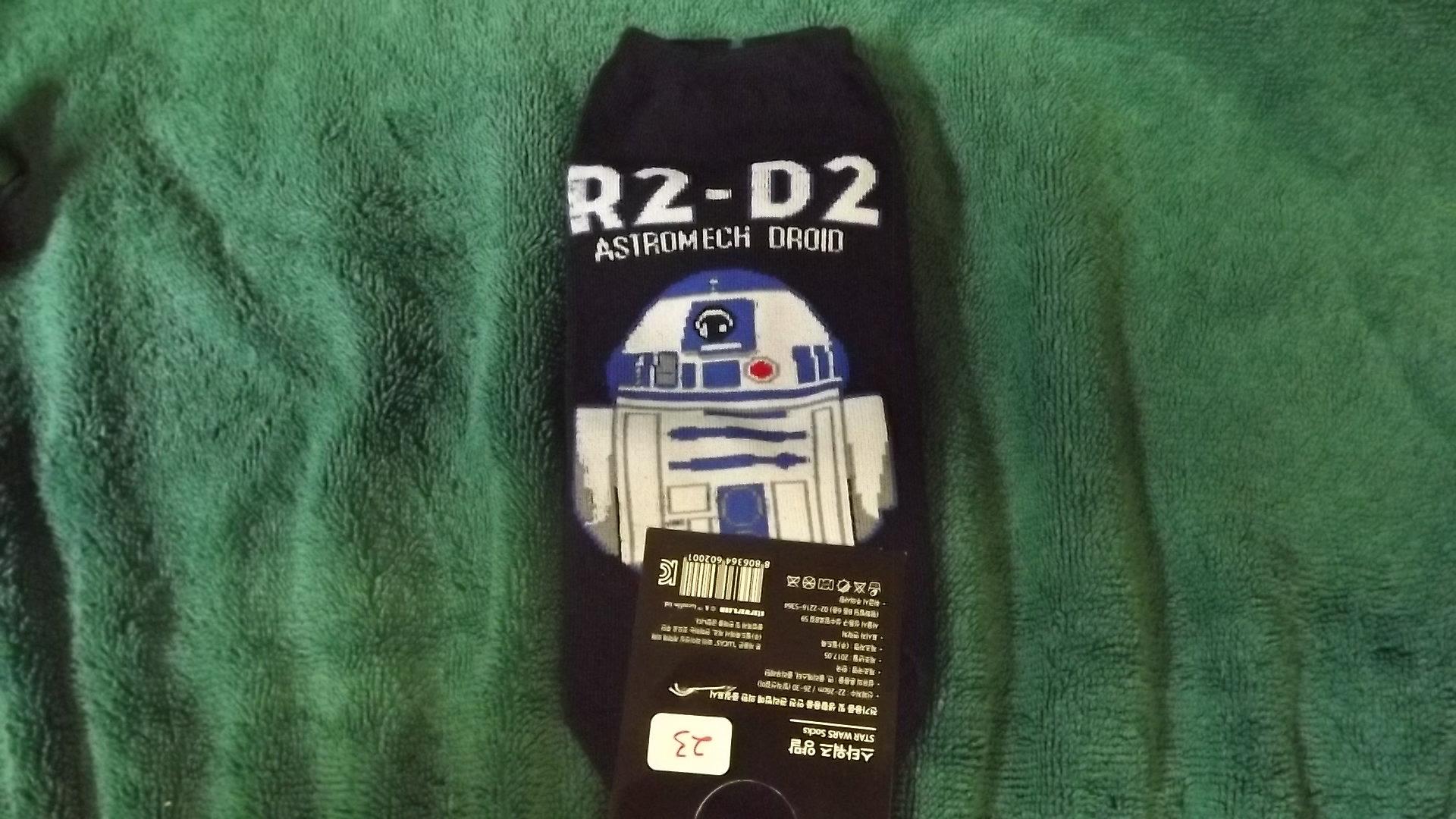 New Disney Star Wars R2-D2 Kids Character Socks