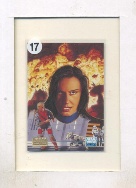 Artist Stephen Youll Autographed Star Wars Galaxy Card