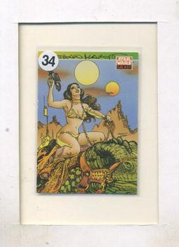 Princess Leia Star Wars Card Signed by Esteban Maroto