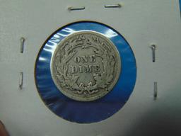 1886-S Seated Liberty Silver Dime - VF