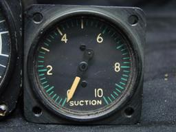 Lot Of Four Vintage Aviation Gauges