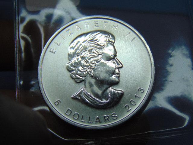 2013 Canada $5 Silver Maple Leaf Bullion Coin - BU