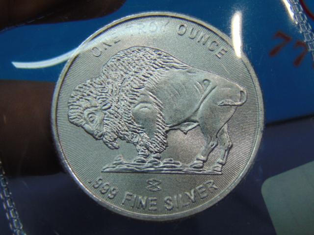 Buffalo Indian Head Silver Bullion Round