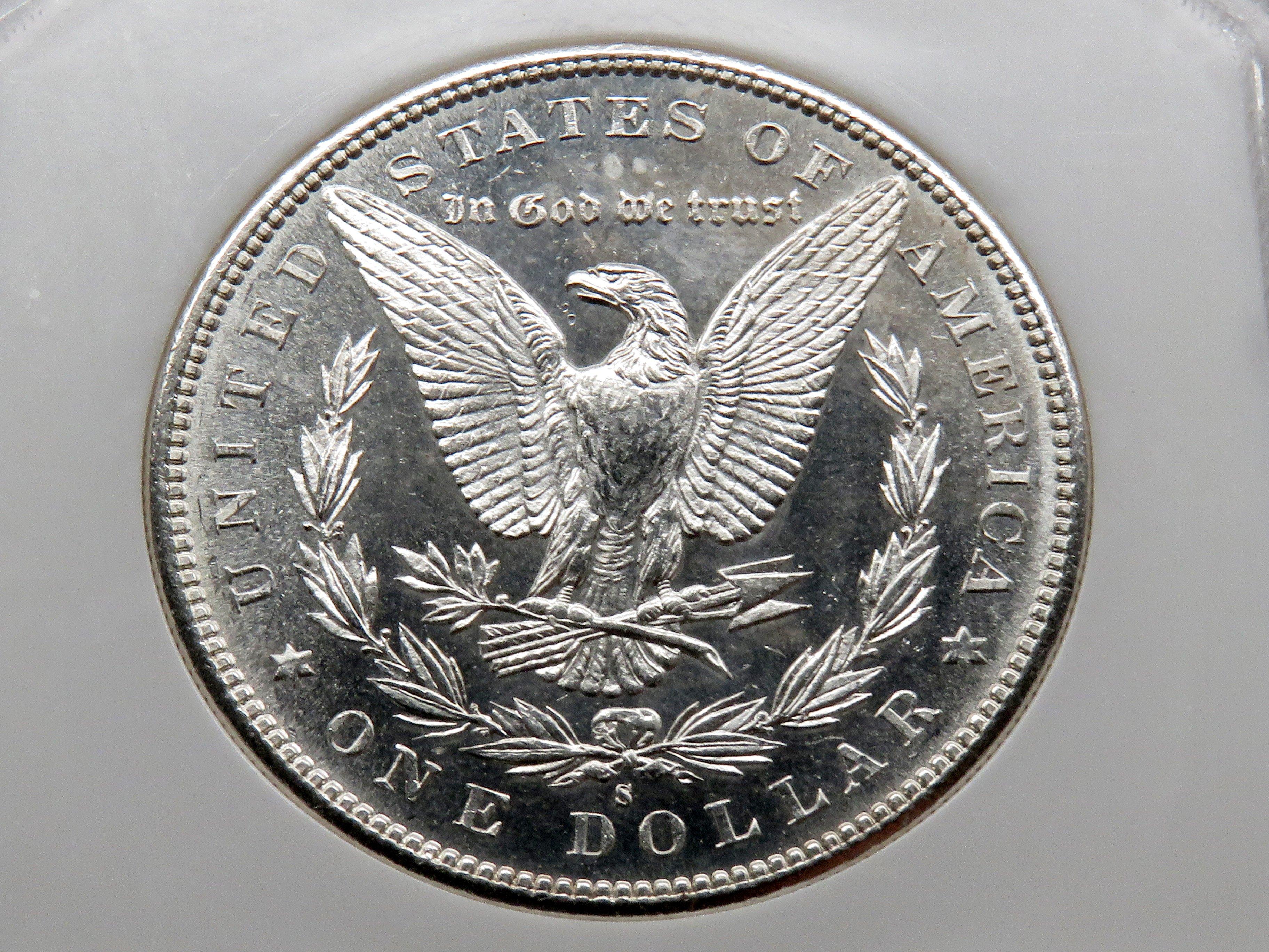 Morgan $ 1880-S PCI Mint State DMPL (Old Holder)