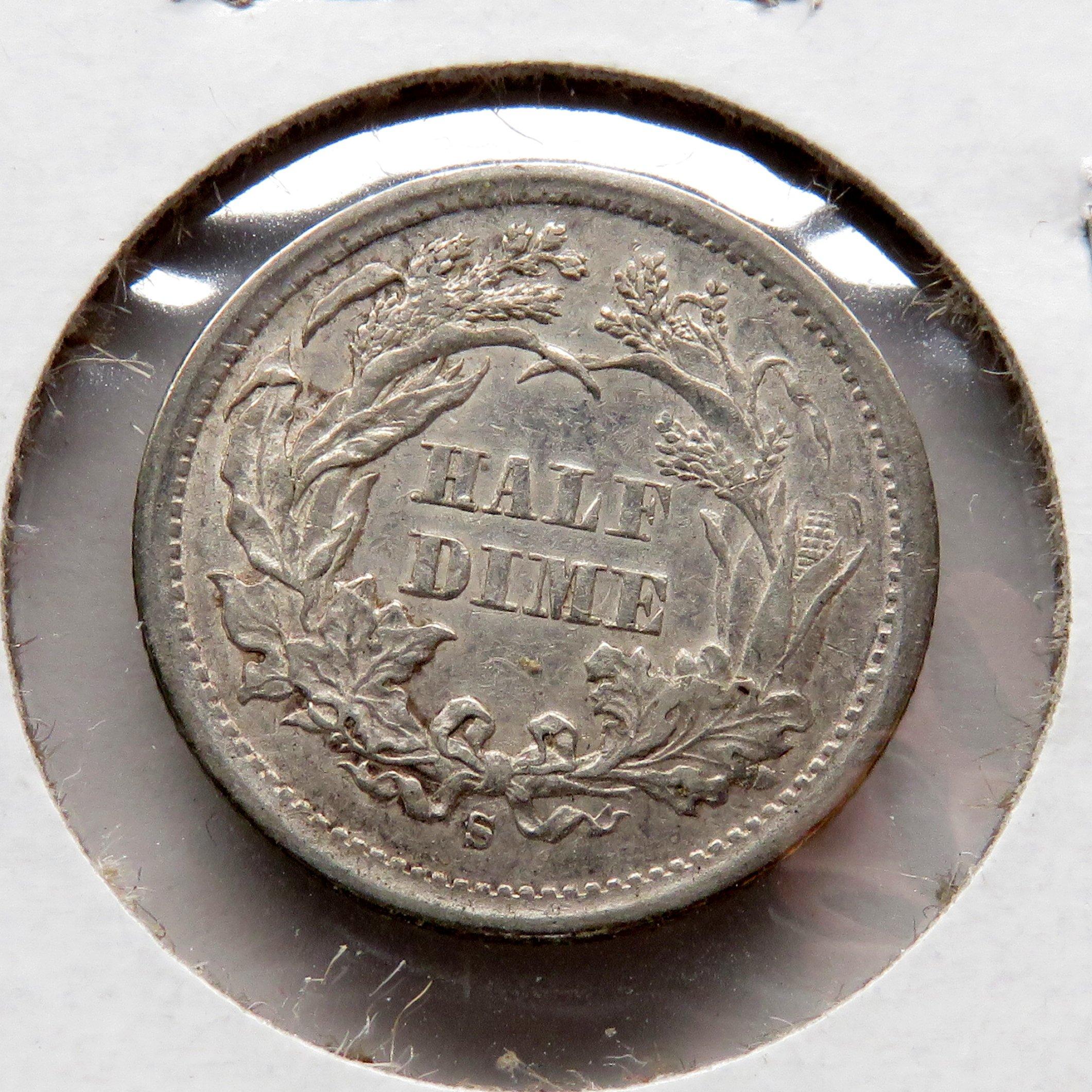 Seated Liberty Dime 1872S VF